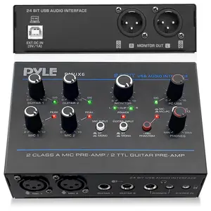 USB Audio Interface - Pristine Recording - Ultralow Noise - Compact Design USB Audio Interface - Pristine Recording - Ultralow Noise - Compact Design