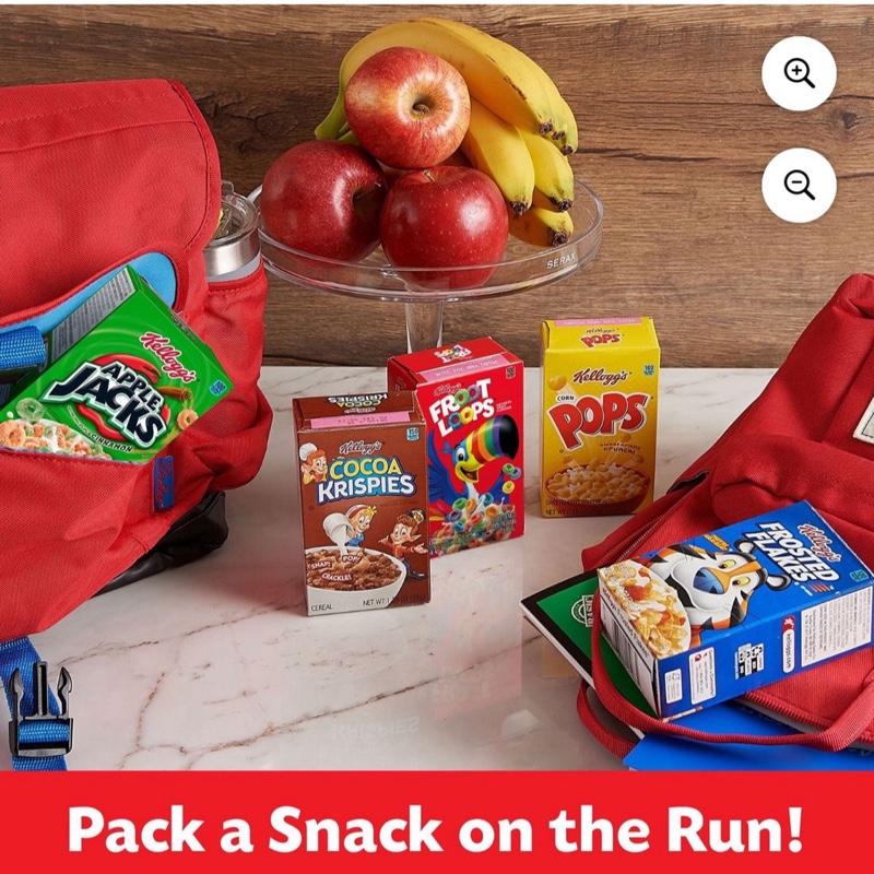 Kellogg's Assorted Cereal Variety Pack 25 pk. - Includes 25 Different Cereals for a Tasty Breakfast