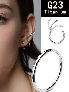 Titanium Alloy Tragus Hoop Conch Ring, Nose Piercing Jewelry, Cartilage Helix Tragus Earring Hoop, Eyebrow Lip Retainer for Sensitive Ears, Helix Pierced Ring
