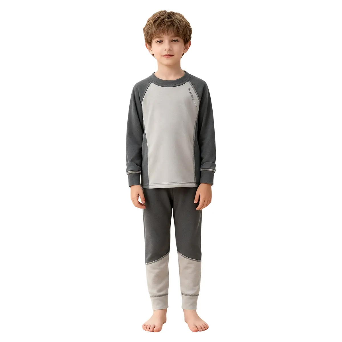 Warm Pajama Set for Boys Girls, Soft Thermal Underwear, Cozy Thermal Pjs for Kids & Toddlers, Top & Bottom, Casual Loungewear, Winter Warm Breathable Base Layer for Skiing, Slim Fit Suit, 2025 Gift for Kids, 3T-12Y, TikTokShopStockUp