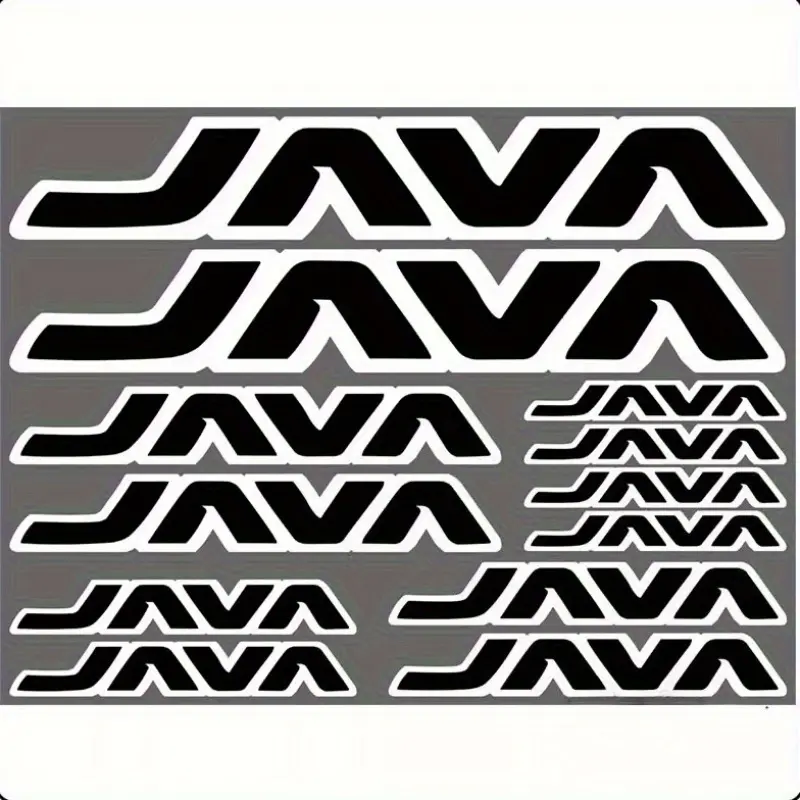 1SET JAVA Color Multi-size Sticker Daily Item Decal For Pencil Case, Skateboard Side, Luggage Surface, Backpack Exterior, Laptop Cover Colorful Daily Sticker Cross-border Hot Daily Decor Adds Item Color Vitality Fits Daily Items Top For Daily Style Fans