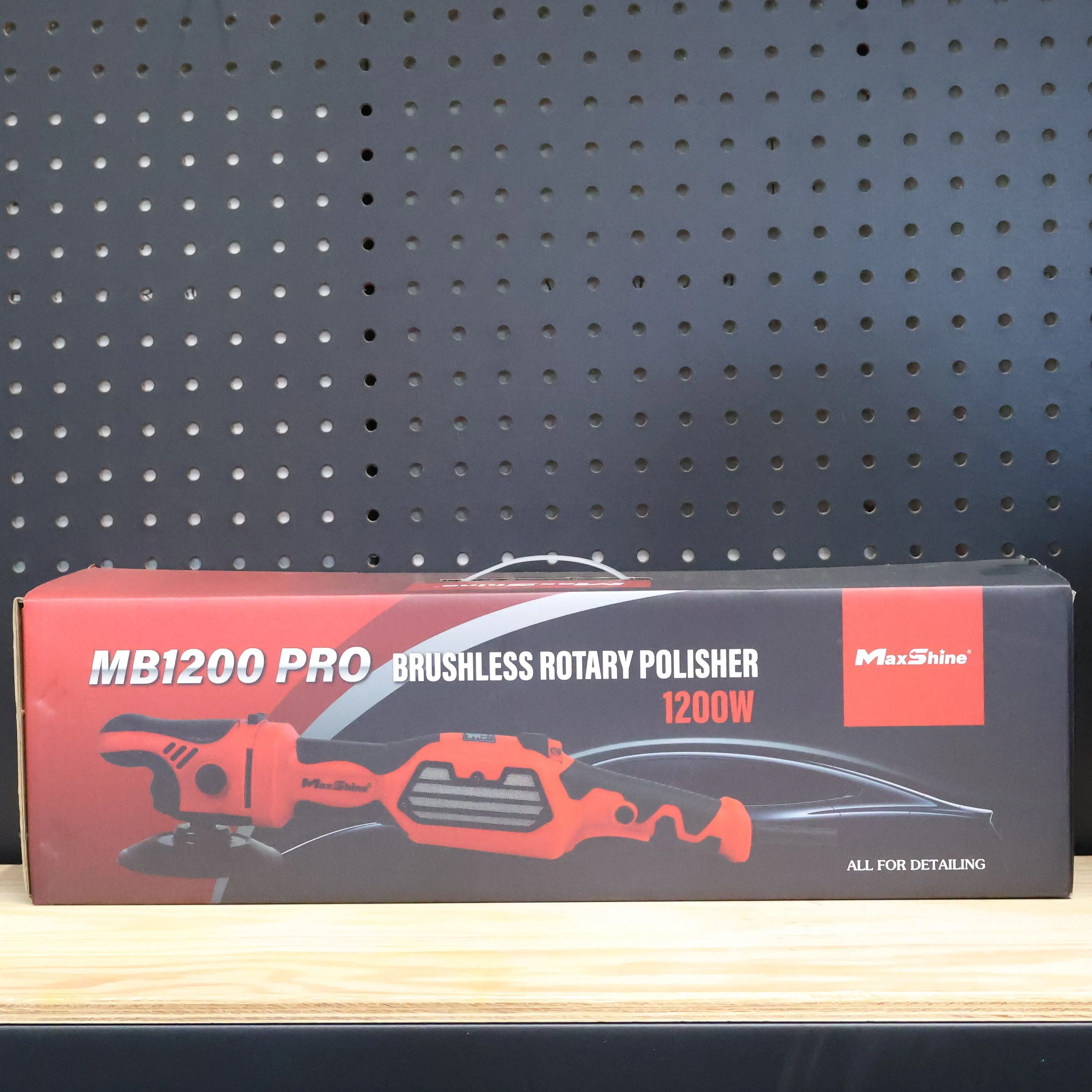 MB1200 Pro Brushless Rotary Polisher | 1200W Motor, 5”/6” Plate, 6-Speed, 5/8” Thread