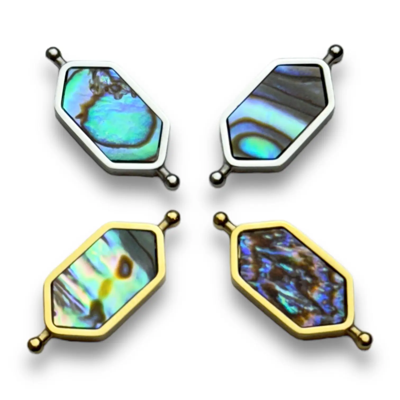 Abalone Shell HexBar Crystal Element