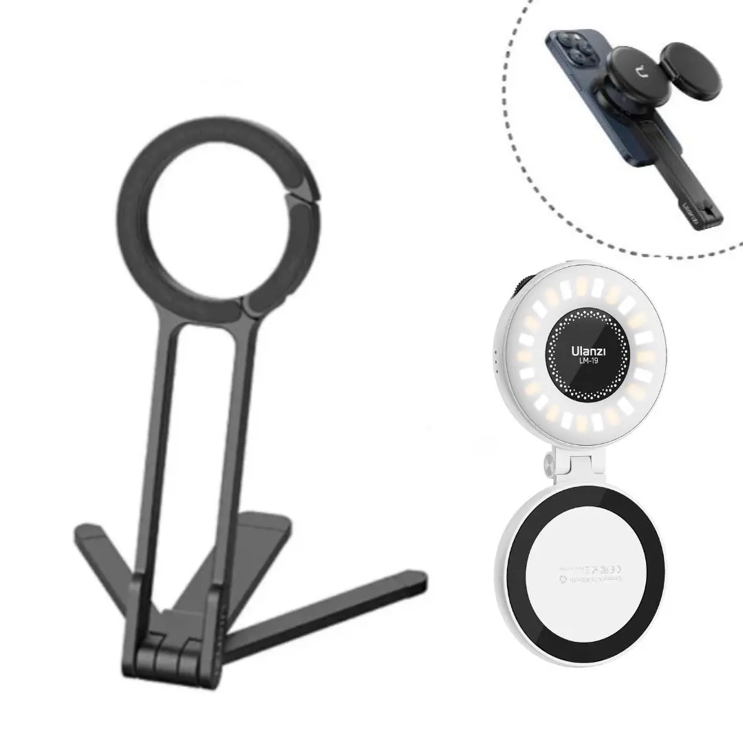 Black with White Magnetic LED Light