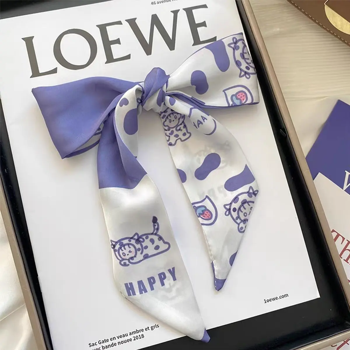 UDesire Scarf Headband Scarves Women Skinny Hair Scarf Handbag Ribbon Headband Accessories Neck Decorative