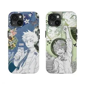 MHA BakuDeku Anime Manga Tough Phone Case|Bakugo Katsuki, Perfect Gift for My Hero Academia Fans Suitable For iPhone 17 Pro Max 16 15 14 13 12 11 for Samsung S21 S22 S23 S24 S25 Phone Case|Tough Phone Case|Gift for Anime Fans|Best Gift