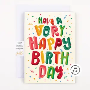 Endless Birthday Farts Card with Glitter Endless Birthday Farts Card with Glitter