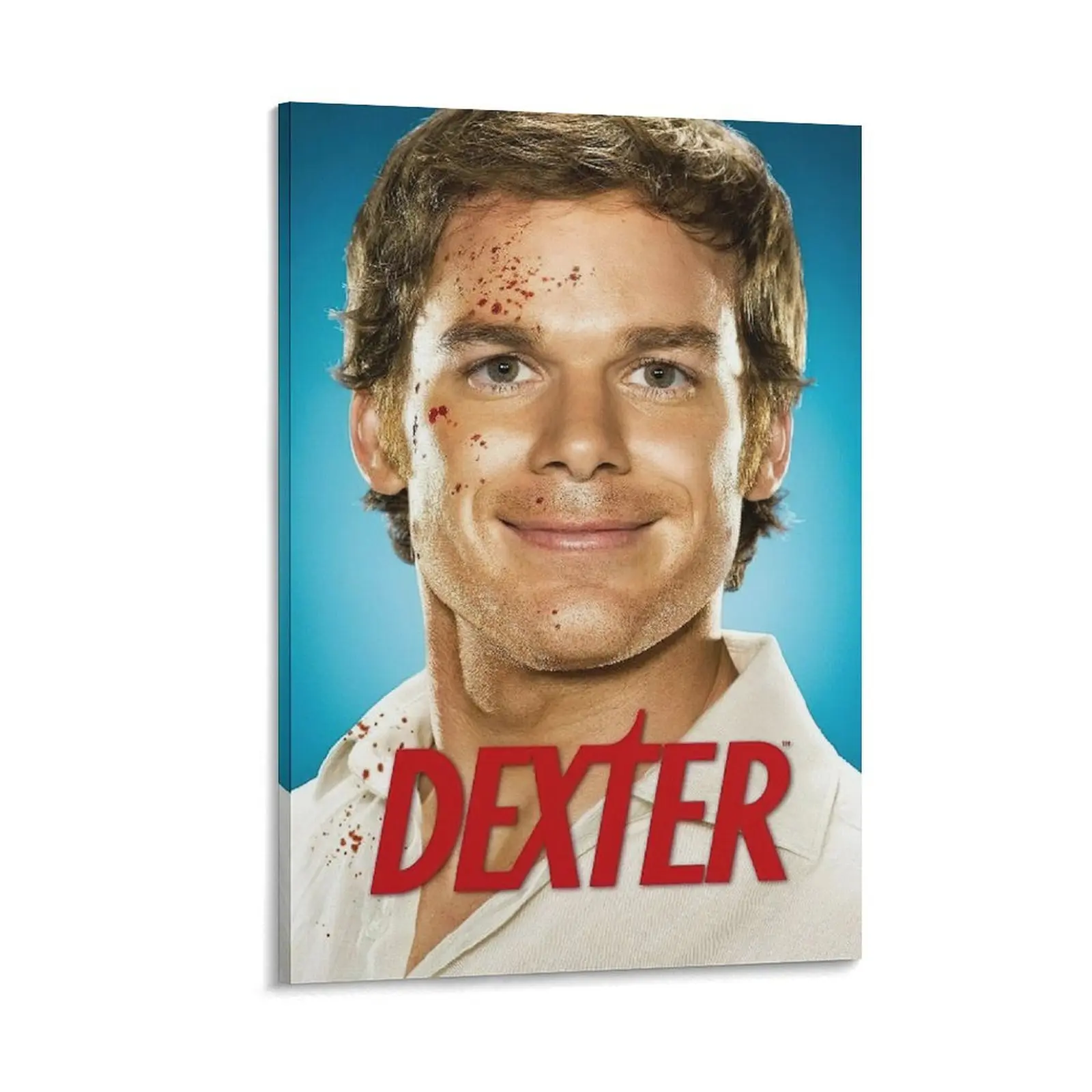 Iconic Dexter's TV Poster Canvas Prints with Frame - Ideal for Dorms, Bedrooms, Perfect Birthday Gift for Fans, Home Decor Wall Art for Bars, Offices