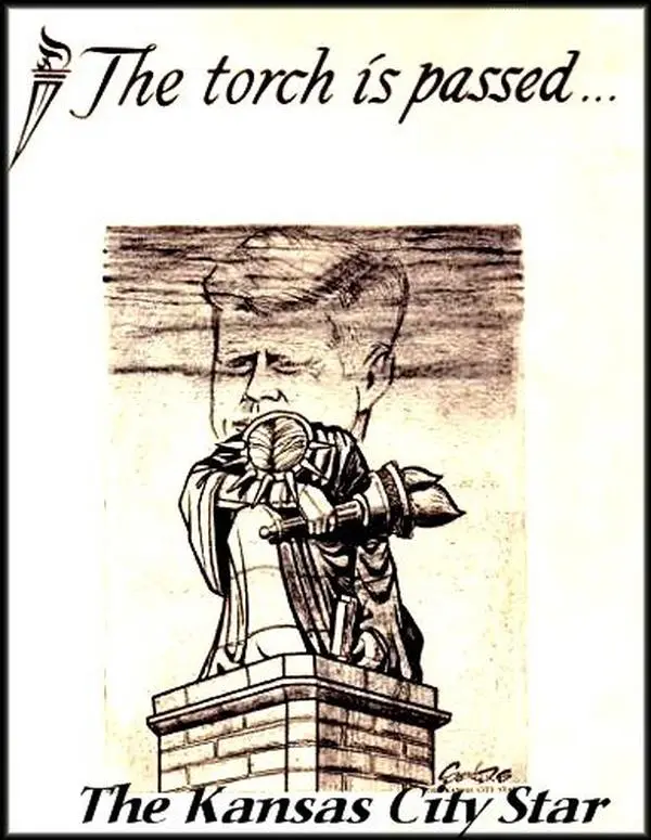 USED-The Torch Is Passed: A Complete Story and Pictorial Record of the John F. Kennedy Assassination (Historic News Pages of The Kansas City Star and The Kansas City Times, Depict the Dramatic Events of the Four Days from Dallas to Arlington) (Unknown)