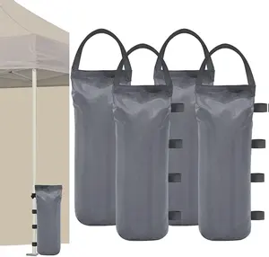 Capacity 112 LBS Extra Large Pop up Gazebo Weights Sand Bags for Pop up Canopy Tent Pergola Outdoor Instant Canopies,Sand Bags Without Sand, 4-Pack,(Gray)