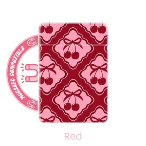 abbyrose Cherry Pie MagSafe Glam Pocket Red