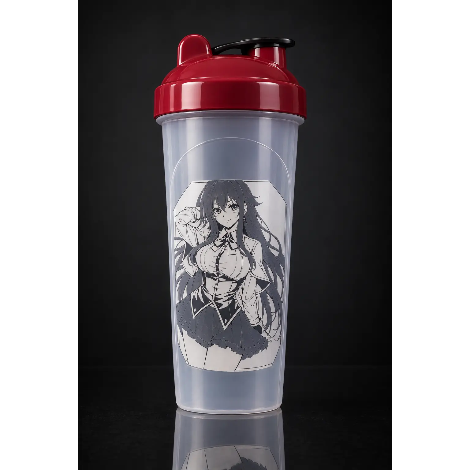 Rias Gremory Sports Shaker Cup, Leak-Proof Gym Water Bottle for Fitness Enthusiasts
