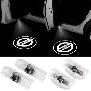 2pcs LED Car Door Logo Welcome Ghost Shadow Light Courtesy Lamp Projector Lamp Led Car Lights For Nissan Nismo New Teana Maxima Altima Amadar Titan Auto Accessories