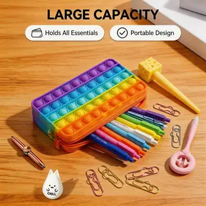 23-in-1 Fidget Pen Set: 19 pens + 1  gradient decompression pen bag + pen clips, Fun Creative Gift for Home Office School Business.students, teachers, nurses and artists, magical pen, gift for kid, husband, friend, colleague, wife
