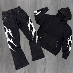 REBEL - TRIBAL SWEATSUIT - BLK -  389 489