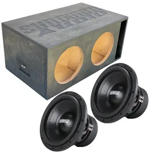 Sundown SA-12 v.3 12” Subwoofer Package with Dual Ported Box – 3,000W RMS System