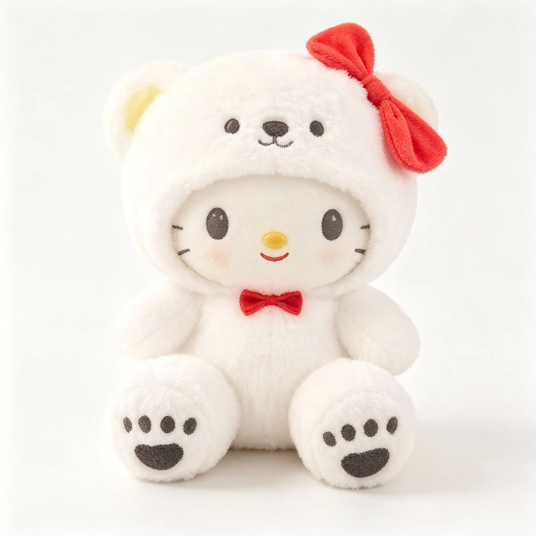 Hello Kitty Plush Toys, 9.8 Inch & 13.78 Inch Two‑Size Stuffed Animal Soft Plush Doll Collectible Home Decor Gift Set for Kids Girls Fans