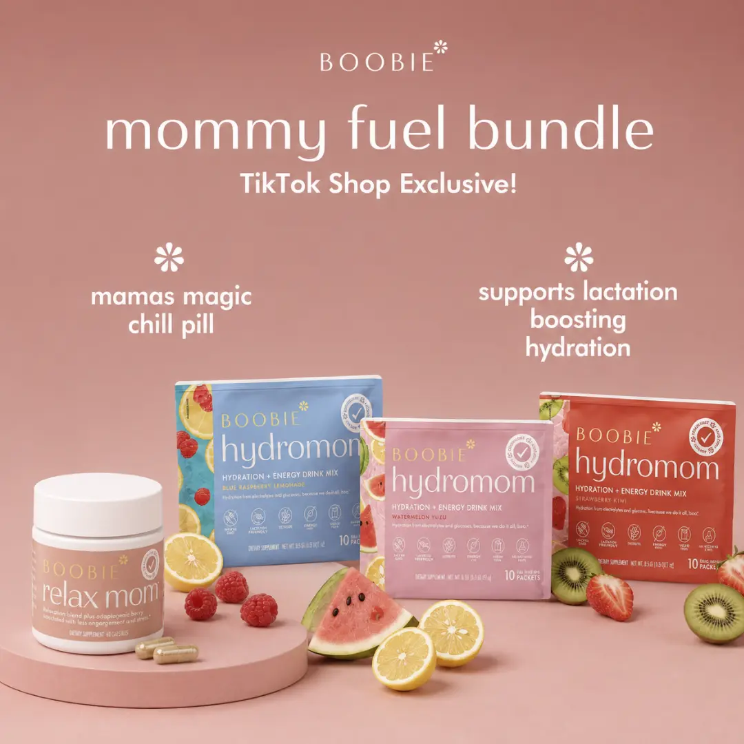 BOOBIE* Superfoods Mommy Fuel Bundle - TikTok Shop Exclusive - Daily Hydration and Stress Support for Moms