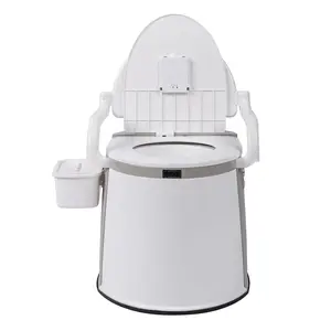 NEWZOME Portable Outdoor Toilet, Compact Travel Toilet for Camping, Hiking, Fishing, and RV Self-Driving, Easy to Use with 5-Gallon Bucket and Anti-Slip Features, Convenient for Outdoor Adventures
