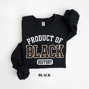 Black History Month 2026 crewneck sweatshirt celebrating African American pride, cultural heritage, and a meaningful statement gift for men and women.