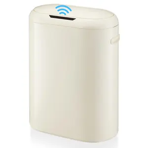 【GARVEE】13 Gallon (50L) Automatic Motion Sensor Trash Can with Lid - Smart, Hands-Free Design for Bedroom, Bathroom, Kitchen, and Office Use
