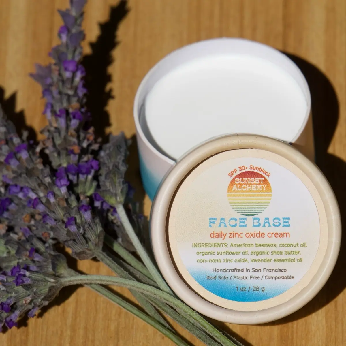 Face Base Sunscreen by Sunset Alchemy Daily Zinc Oxide Cream