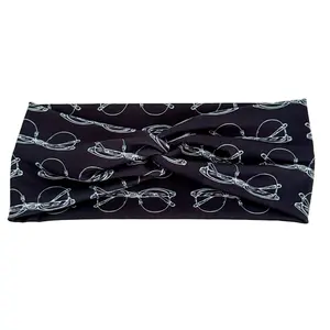Black Optometrist Headband – Handmade Gift for ODs & Eye Care Professionals