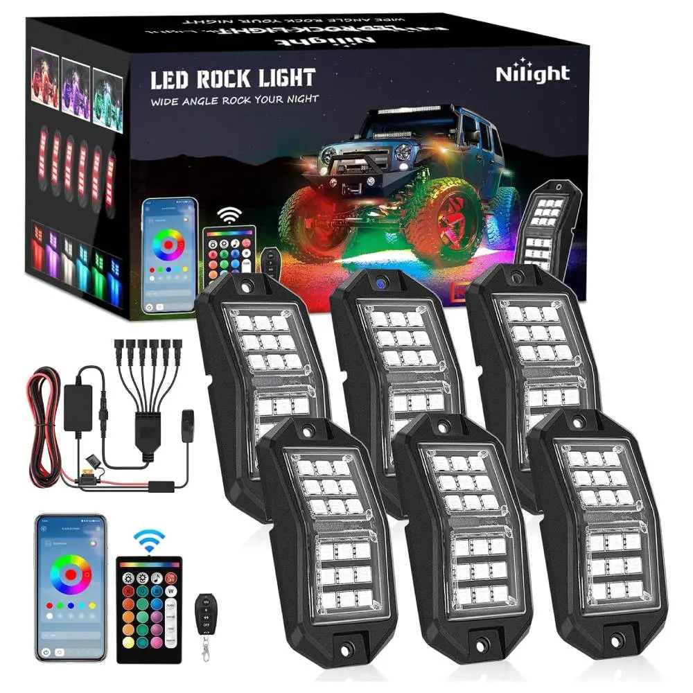 6 Pods RGB 18LED
