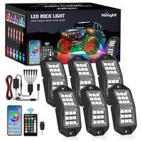 6 Pods RGB 18LED