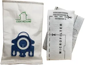 Miele GN Bags 10 Pack + 4 Filters NEW 3D Efficiency, compare to part # 10123210 by Casa Vacuums
