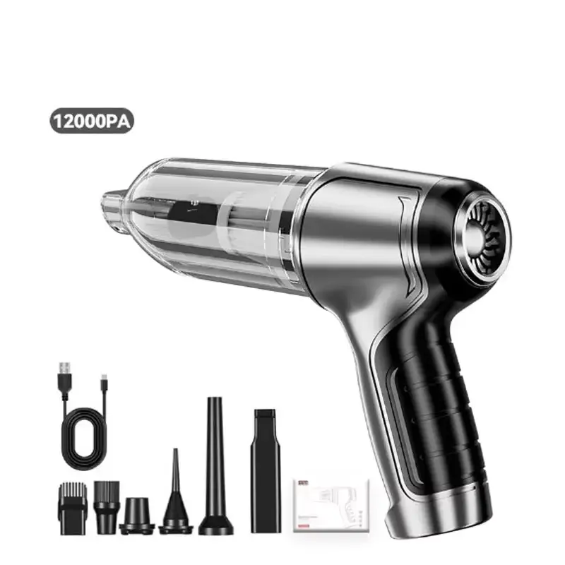 Brushless Car Vacuum Cleaner Cordless Handheld Auto Vacuum Home & Car Dual Use Mini Vacuum Cleaner with Builtin Battrery EAFC