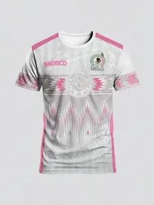 Mexican Style Men's Soccer Jersey & Comfortable Sport Shirt, Football Jerseys, Multiple Colors, Ideal for Matches, Training, Casual Wear