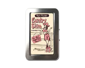Page's Peaches Cute Stash Case for Travel 8 Cig Capacity