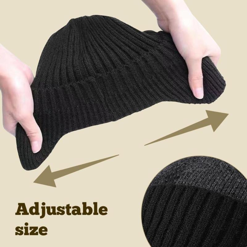 Unisex Winter Beanie with Ear Flaps Brim Essential Adventure Gear for Hiking Camping Ski Dog Walk Windproof Warm Knit Hat for All Outdoor Activities