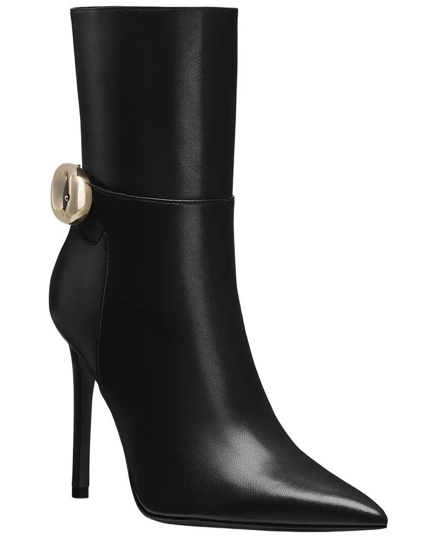 Stuart Weitzman Stuart Power Buckle Leather Bootie
