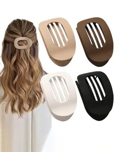 Elegant Hair Clips Set for Women, 4pcs Large, & Plastic Hair Claw Clips, Perfect for Daily Use, Parties & Travel