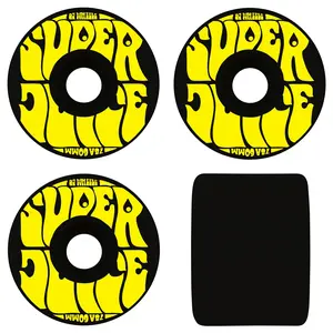OJ Skateboard Cruiser Wheels 60mm Super Juice 78A Black Soft