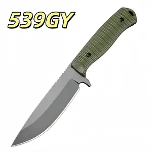 Model 539 fixed-blade knife with sheath, a manual tool suitable for everyday carry, outdoor camping, wilderness, hiking, fishing, and other scenarios; fixed-blade knife.