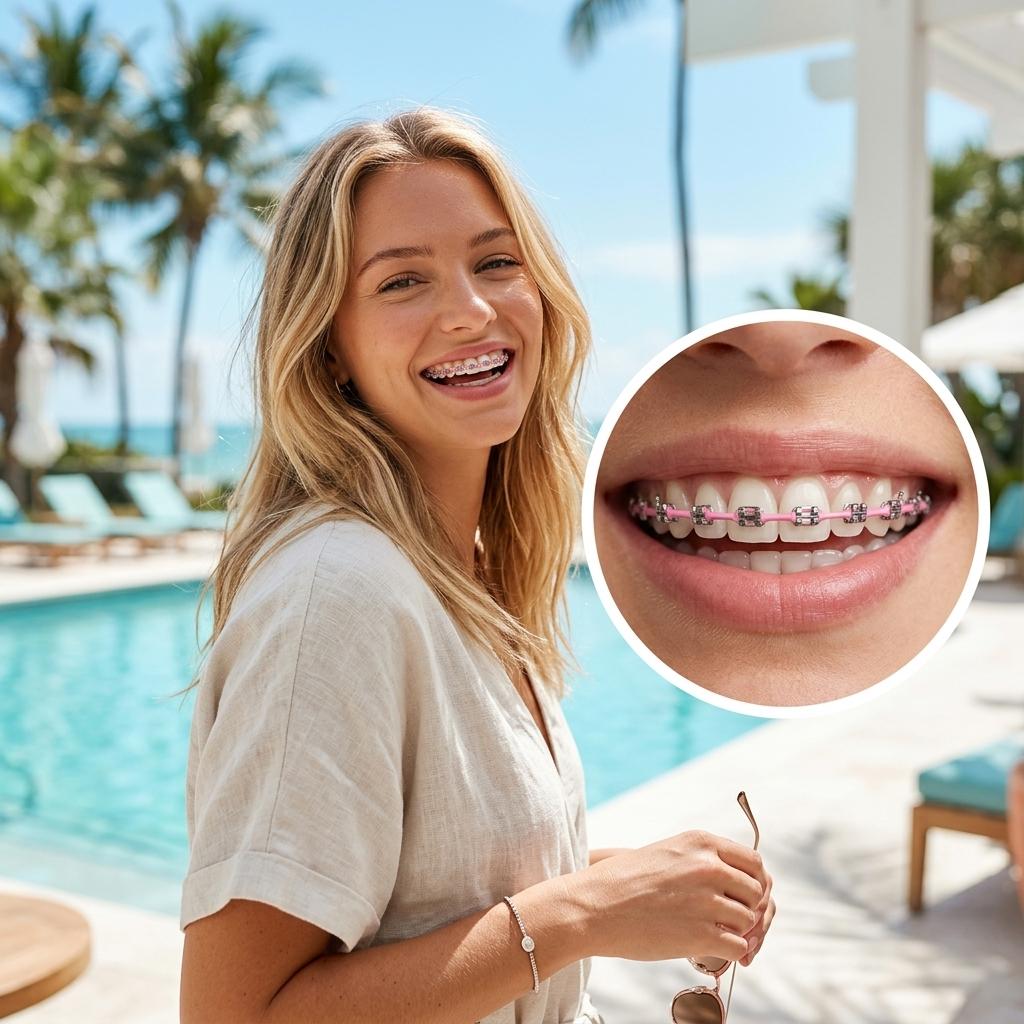 Fashion Braces Colorful Temporary Tooth Decoration Fashion Braces Colorful Temporary Tooth Decoration