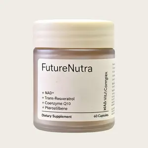 Liposomal NAD+ Supplement with CoQ10 Resveratrol & Pterostilbene Made in USA for Energy Cognitive Anti-Aging & Detox Support Vegan Non-GMO