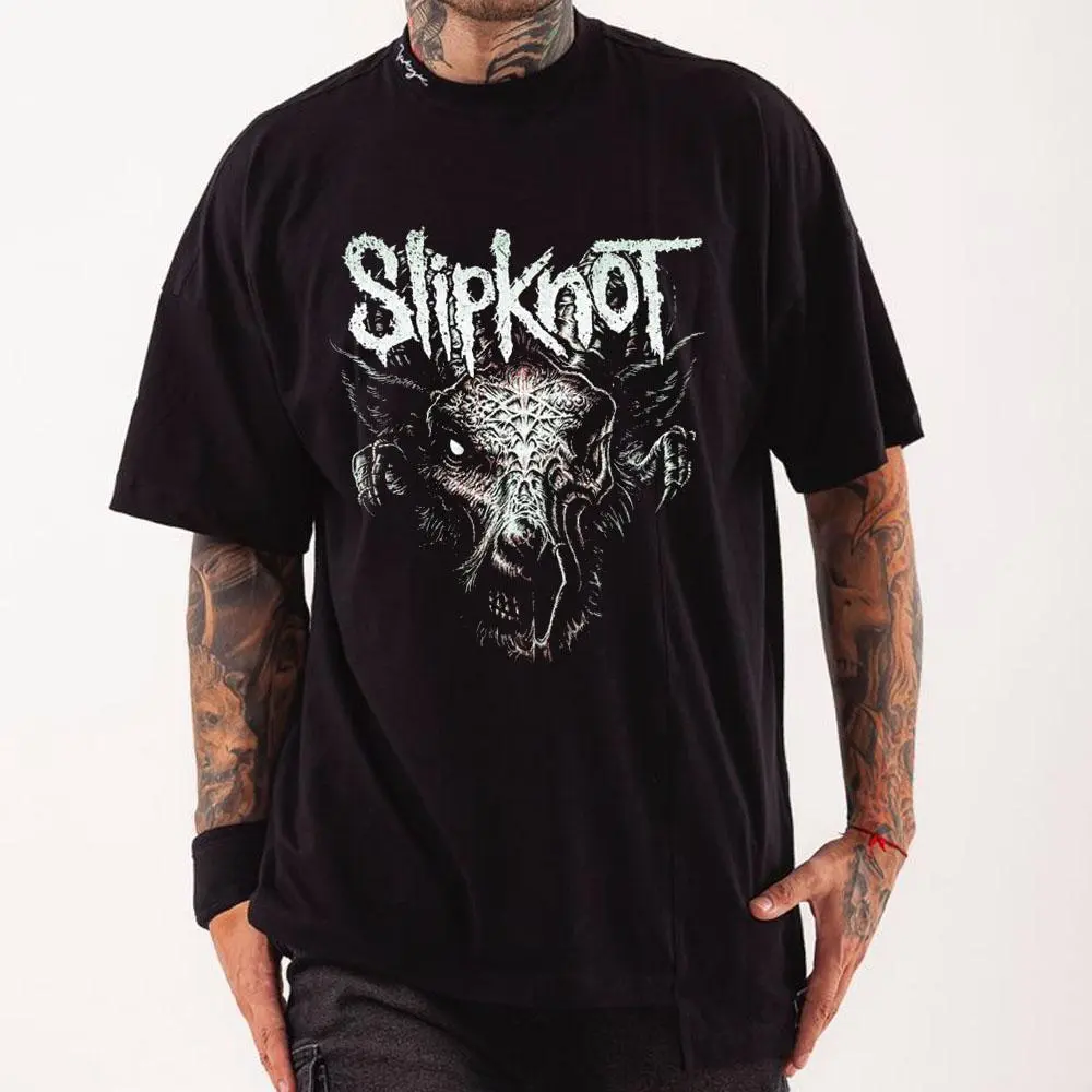 Slipknot Metal Band T Shirt Horror Mask Graphic Tee Unisex Rock Concert