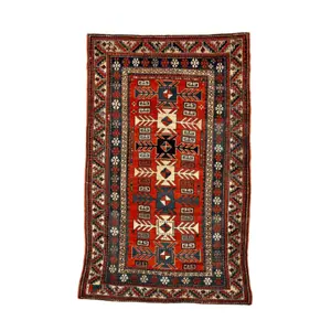 Antique Genje Genuine Fine Armenian Handmade Rug
