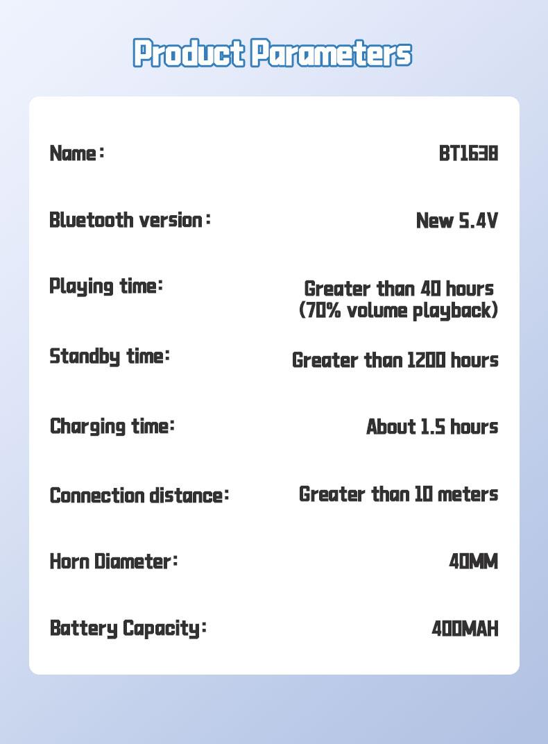 2025 New Model Over-Ear Wireless Bluetooth Headphones: Lightweight, Foldable, Comfortable Fit, Perfect Christmas Gift for Teenagers and Students