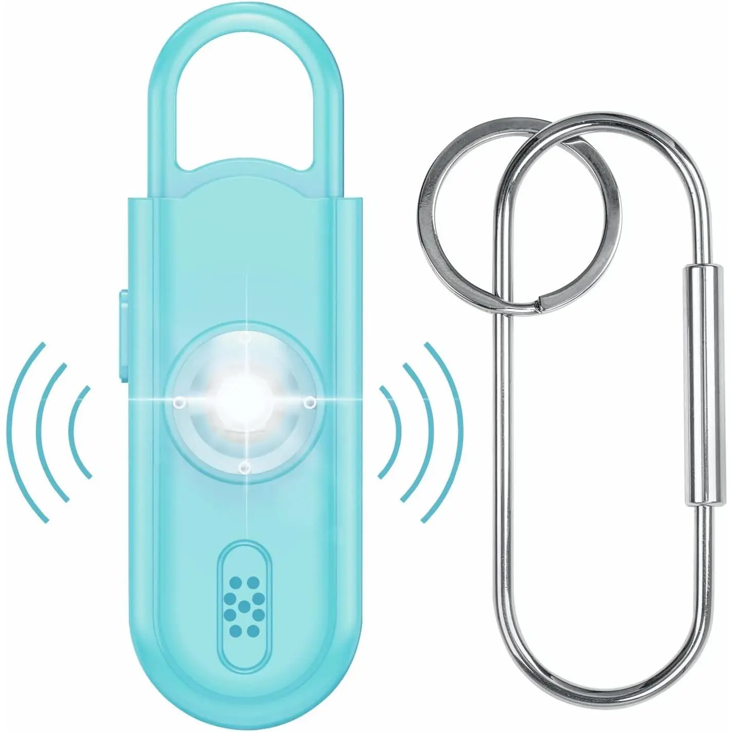Personal Safety Alarm for Women Girls, 130dB Loud Siren with Key Chain, SOS Strobe Light, Flashlight Help Kids, Elders, Students Emergency Call, Back to School Gift Idea for Self Defense Devices