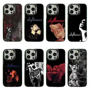 Band D-Deftones Phone Case For iPhone 17 16 15 14 13 12 11 Pro XS Max Plus Mini SE Samsung S21 S22 S23 S24 S25 Black Candy Matte Shockproof Cover Trendy Anime Design