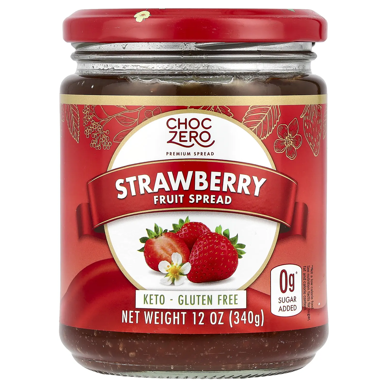 ChocZero Strawberry Fruit Spread , 12 oz (340 g)
