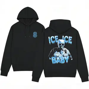Ice Ice Baby Printed Unisex Casual Trump Trending Graphic  Hoodie man's best friend hoodie