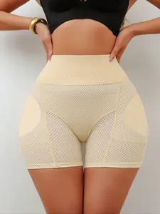 Women's Fake Butt Shaping Pants with Detachable Sponge Pads, Lift Hip Waist Training Underwear, Comfortable Fashion Design, Breathable Body Shaper
