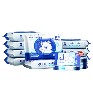 Maternella Degradable Wet Wipes with calendula, Butt Wipes, Extra Large Size Adult Wipes Made of Plant - Based Fibers,Alcohol-Free,298 Wipes in Total Wet Wipes with Sustainable Hygiene Soft Mild Formula Toilet Paper XL