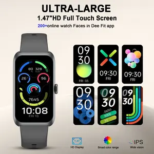 Multifunctional Smart Bracelet, 1.47 Inch HD Touchscreen, Bluetooth-compatible Calls, Heart Rate/sleep/blood Pressure Monitoring, IP68 Waterproof